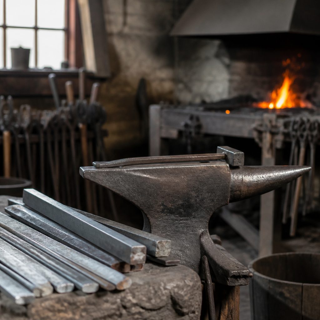 From bloom to blade, in six stages : Steel and forging: what a sword blade is made of